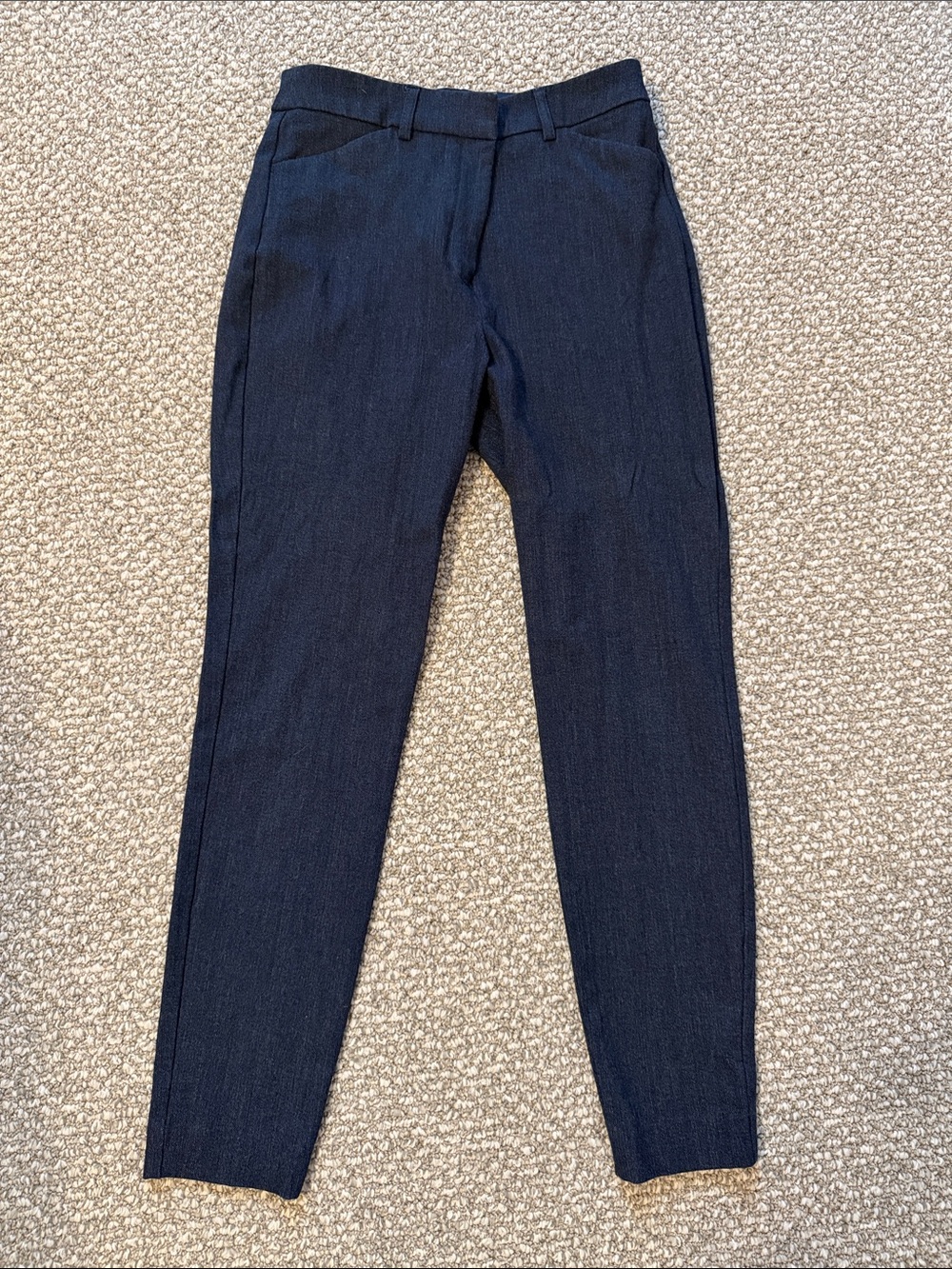 Express Women's Denim Navy Editor Dress Pants